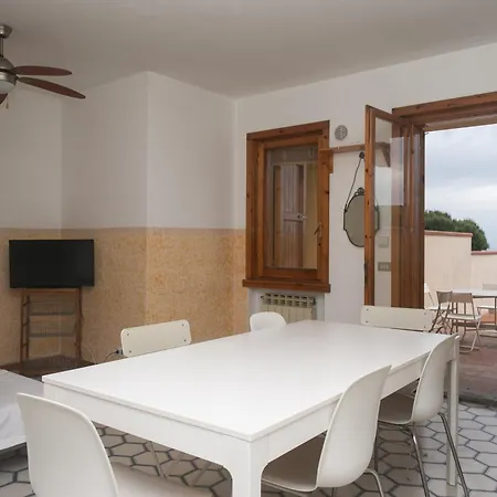 Apartmán M445 - Marcelli, Trilocale Vista Mare Con Giardino *
